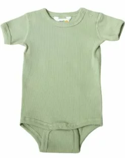 Joha Kurzarm-Body 4022 RIB In Pale Green