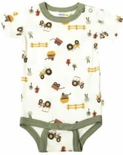 Joha Kurzarm-Body 4025 FARM In Green