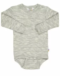 Joha Langarm-Body BASIC MELANGE In Grau