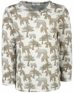 Joha Langarmshirt 4042 LEOBEAR AOP In Sand