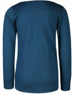 Joha Geschäft -Joha Geschäft langarmshirt 4047 wool henley in dark blue 599802731