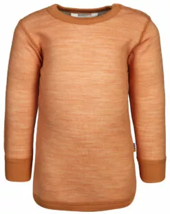 Joha Langarmshirt 616 - WOOD Mit Wolle In Copper