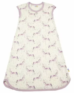 Joha Nachthemd CAROUSEL AOP In Weiß/flieder