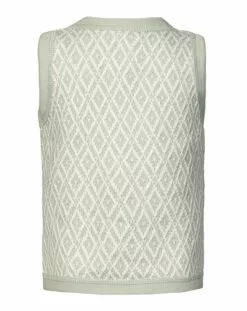 Joha Geschäft -Joha Geschäft pullunder cotton jacquard in hellgruen 599927169