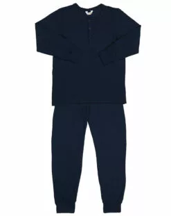 Joha Schlafanzug 437 BASED ON BAMBOO In Dunkelblau