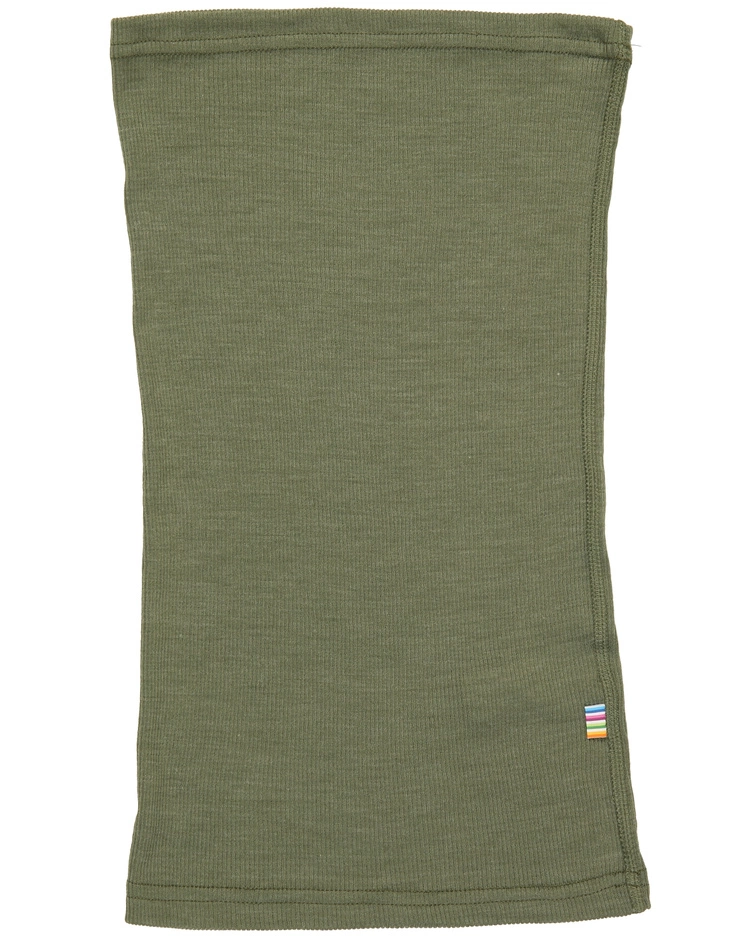 Joha Schlauchschal 196 - WOOL Mit Seide In Dark Sage 4 Joha Schlauchschal 196 - WOOL Mit Seide In Dark Sage – Bild 2