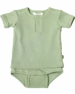 Joha T-Shirtbody 4022 RIB Kurzarm In Pale Green