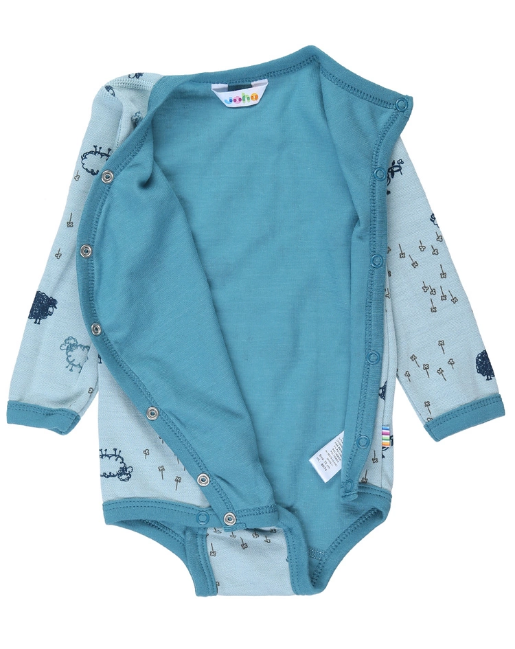 Joha Wickel-Langarmbody 4039 SHEEP AOP In Blue 5 Joha Wickel-Langarmbody 4039 SHEEP AOP In Blue – Bild 3