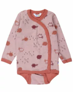 Joha Wickel-Langarmbody 4039 SHEEP AOP In Peach