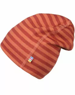Joha Woll-Beanie 4046 KIDS In Red Stripe