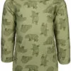 Joha Woll-Langarmshirt 620 - BEAR AOP In Sage -Joha Geschäft woll langarmshirt 620 bear aop in sage 599893055