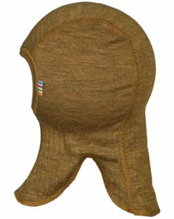 Joha Woll-Schlupfmütze 4015 - NEEDLEDROP In Safran Melange